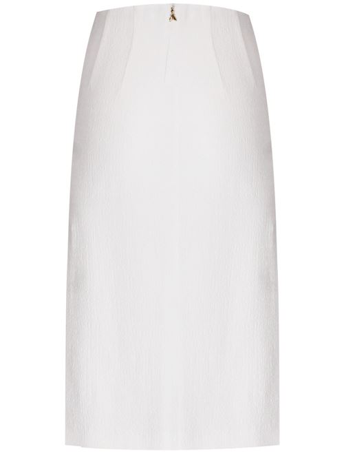 White stretch-design woman skirt Patrizia Pepe | 8G0394A108W146